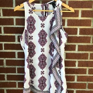 White House Black Market Grecian top